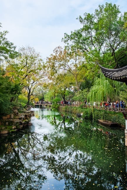 The Classical Gardens of Suzhou, China: Harmony Built in Stone and Water (Image Credits: Pexels)