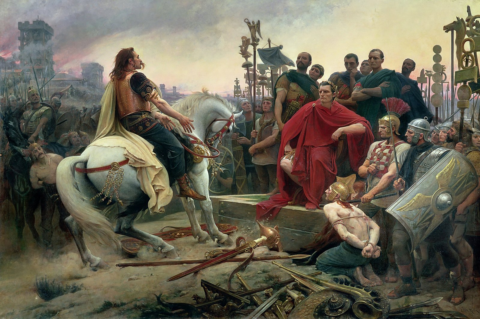 1. Battle of Cannae (216 BC): Hannibal's Masterpiece of Slaughter (Musée CROZATIER du Puy-en-Velay. - http://www.mairie-le-puy-en-velay.fr.
http://forum.artinvestment.ru/blog.php?b=273473&langid=5, Public domain)