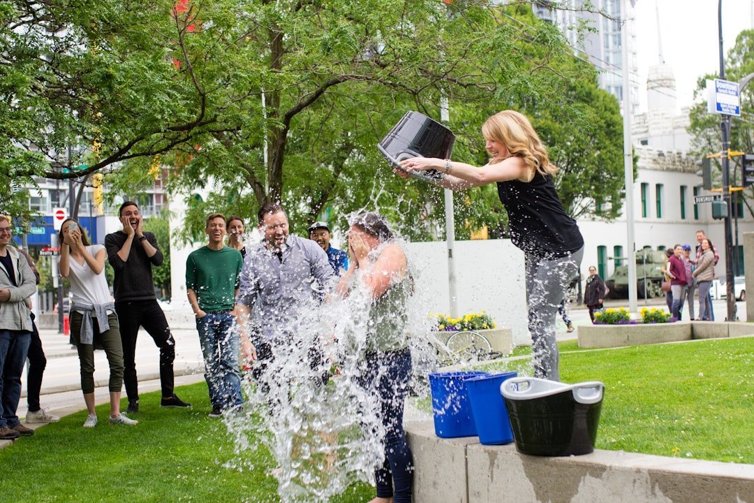 The ALS Ice Bucket Challenge Floods Feeds (Image Credits: Unsplash)