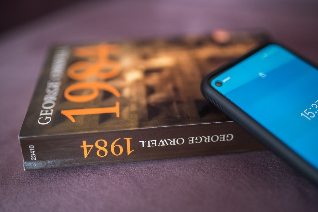 1. "1984" by George Orwell (Ivan Radic, Flickr, CC BY 2.0)