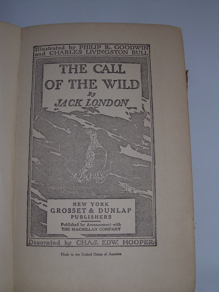 The Call of the Wild by Jack London (Joanna Bourne author, Flickr, CC BY 2.0)