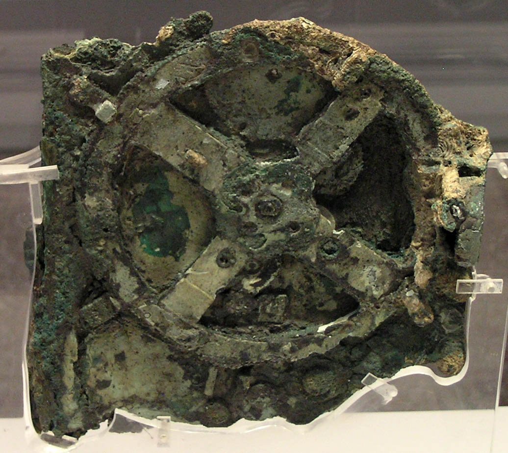 1. The Antikythera Mechanism: The World's First Computer (circa 150–100 BCE) (No machine-readable source provided. Own work assumed (based on copyright claims)., CC BY 2.5)