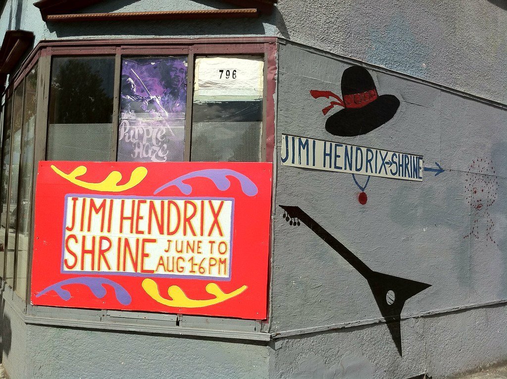 5. Jimi Hendrix (sillygwailo, Flickr, CC BY 2.0)