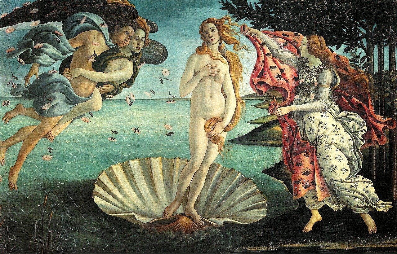 Lady Gaga, Botticelli's Birth of Venus, and the Shell Bikini (Image Credits: Pixabay)