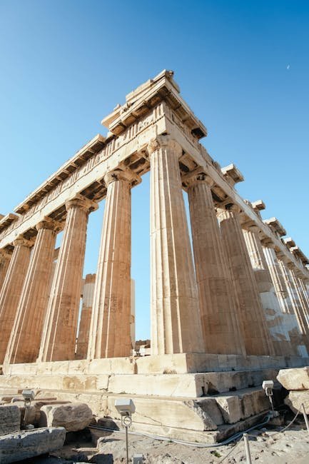 2. The Parthenon, Athens, Greece (Image Credits: Pexels)