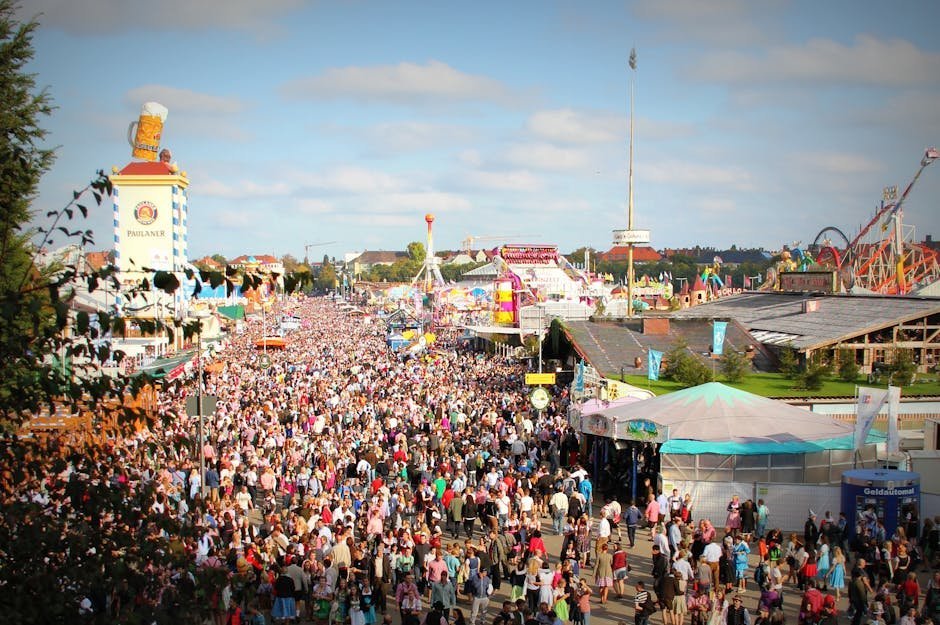 Oktoberfest, Munich, Germany (Image Credits: Pexels)