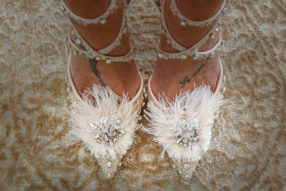 8. Embellished Shoes: More Is More This Season (Image Credits: Pexels)