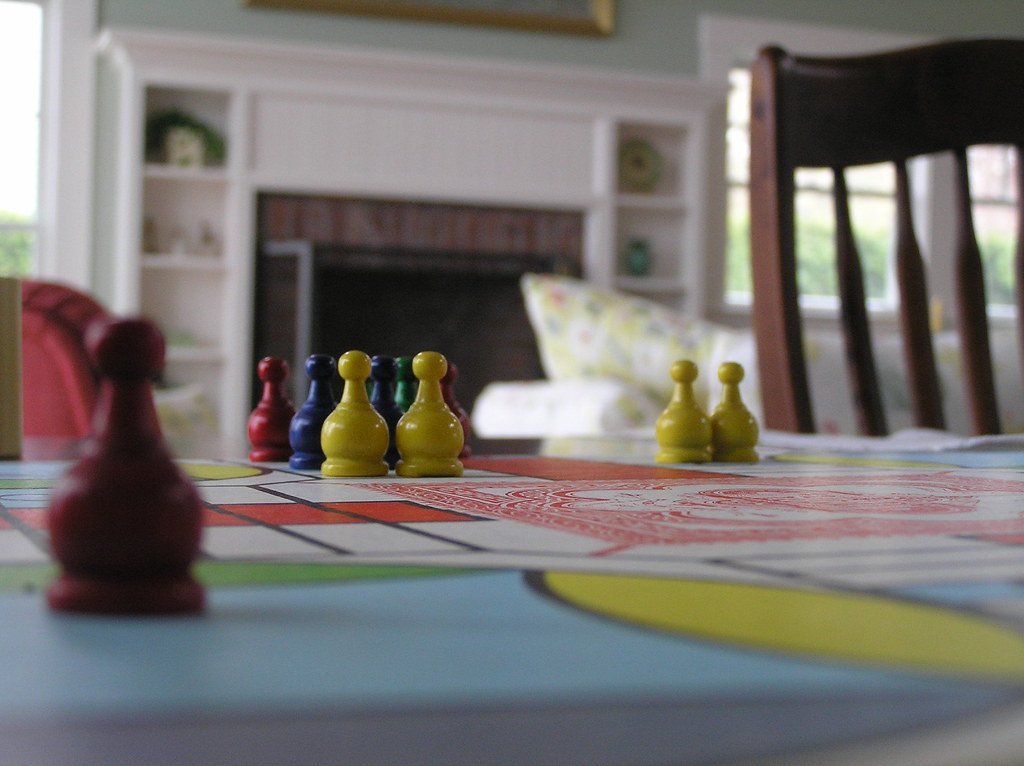 Parcheesi (michael.culbertson, Flickr, CC BY 2.0)