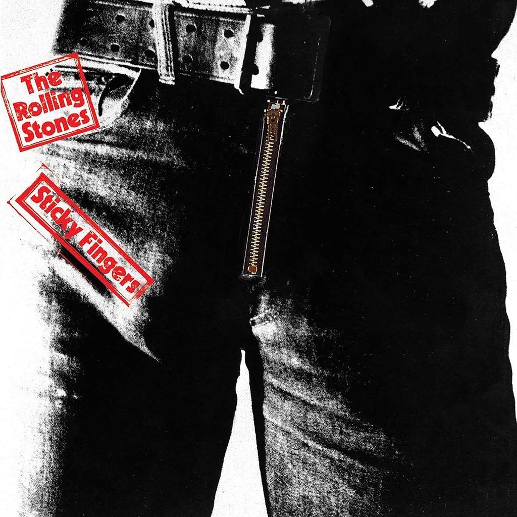 The Rolling Stones’ Sticky Fingers (1971) (Brett Jordan, Flickr, CC BY 2.0)