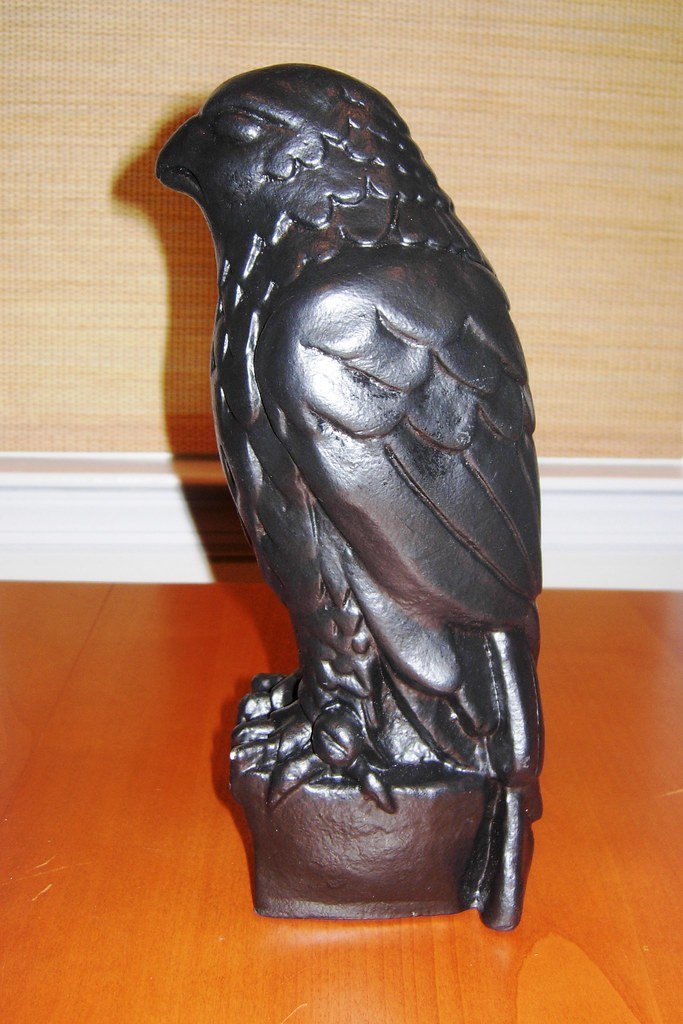 The Maltese Falcon Statue from The Maltese Falcon (RTLibrary, Flickr, CC BY 2.0)