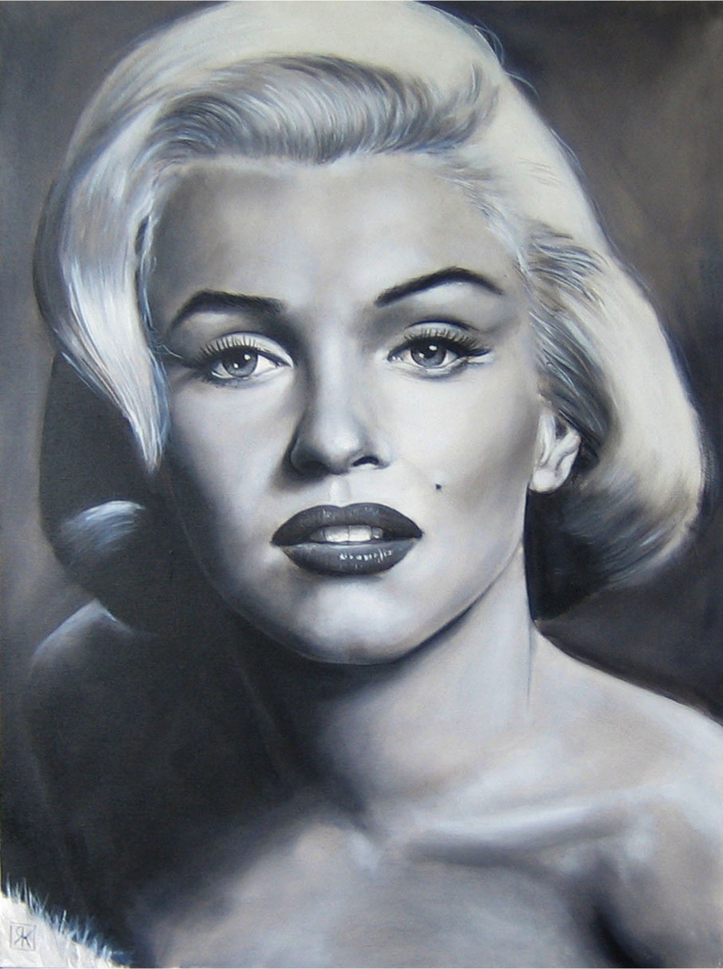 Marilyn Monroe's Timeless Allure (selbst gemalt, CC BY-SA 2.0 de)