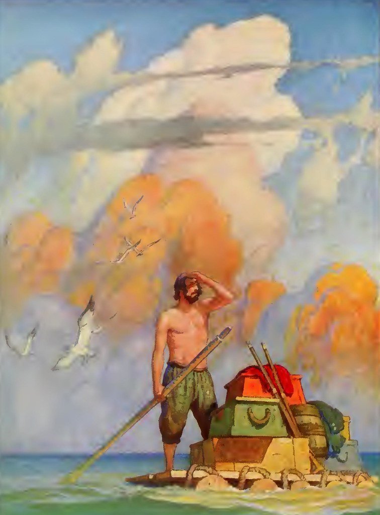 Robinson Crusoe from Daniel Defoe's Novel (Image Credits: Flickr)