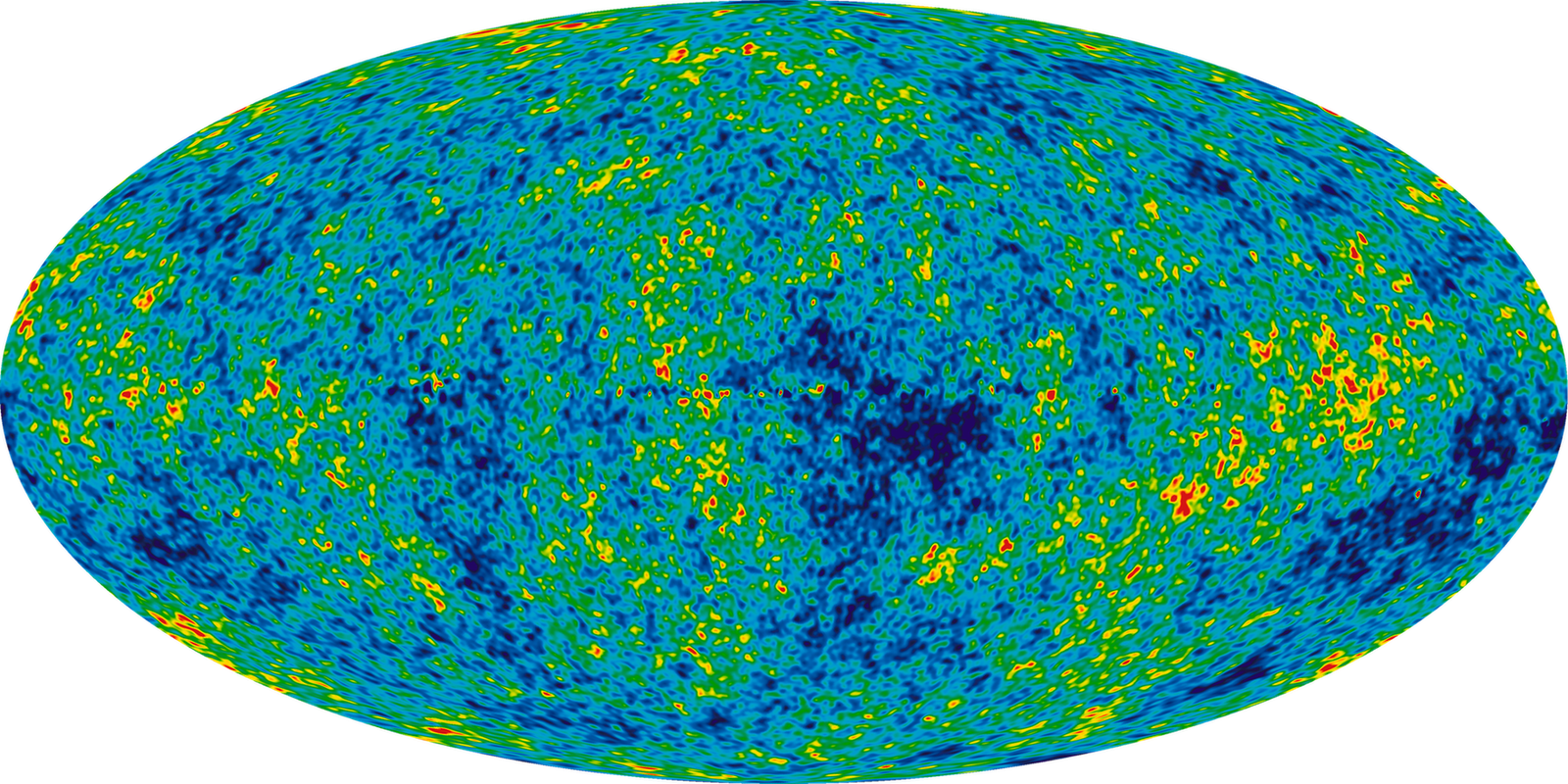 Cosmic Microwave Background (1965) (By NASA / WMAP Science Team, Public domain)