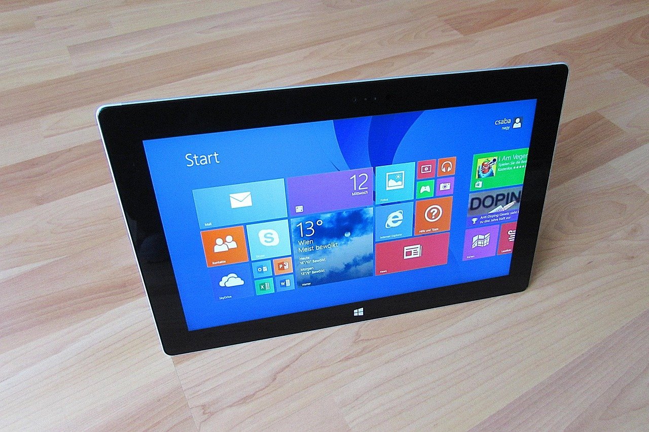 Microsoft Tablet PC (Image Credits: Pixabay)