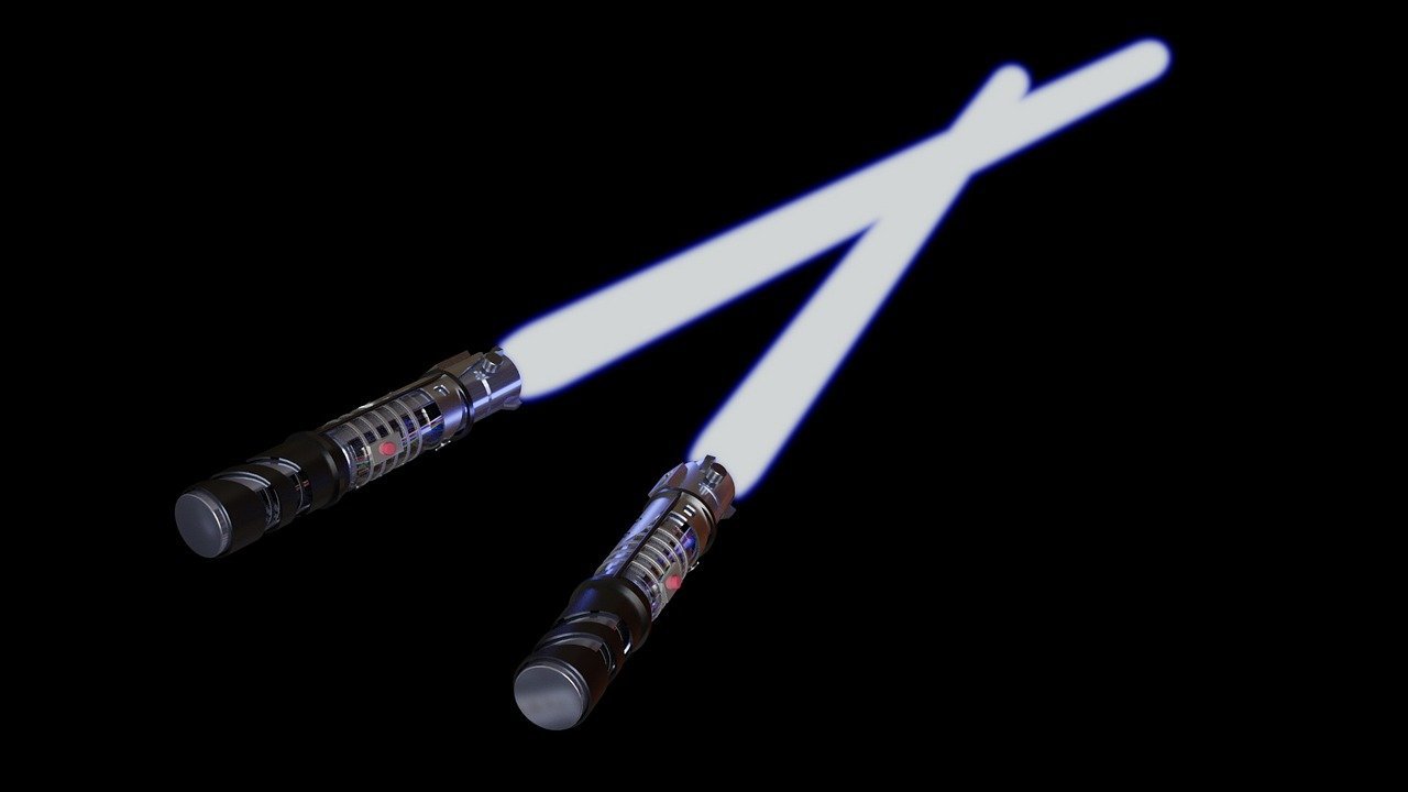 Lightsabers from Star Wars (Image Credits: Pixabay)