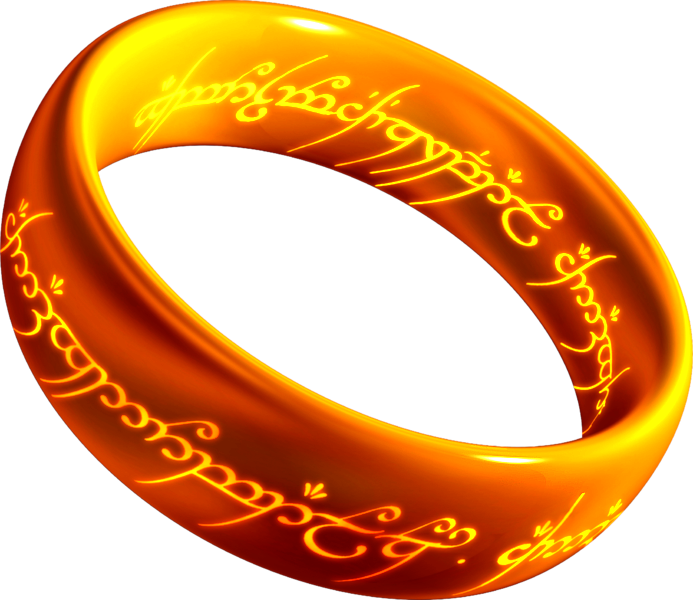 The One Ring from The Lord of the Rings (This file was derived from:  Unico Anello.png:, Public domain)