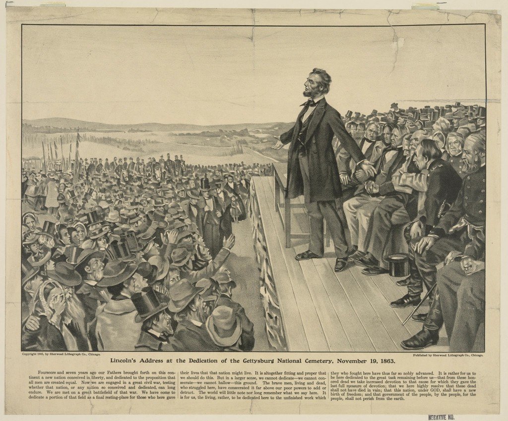 Abraham Lincoln's Gettysburg Address (1863) (Image Credits: Rawpixel)