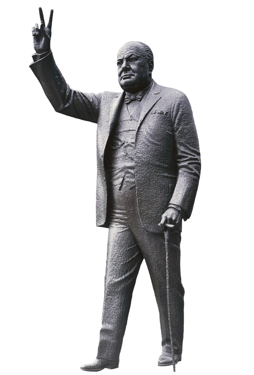 Winston Churchill's "We Shall Fight on the Beaches" (1940) (Image Credits: Pixabay)