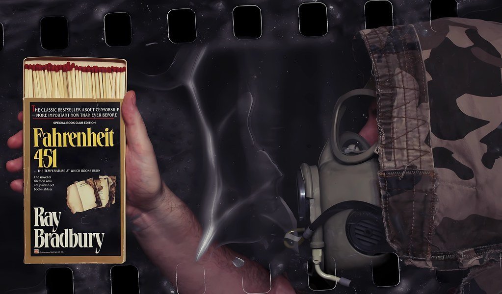 Fahrenheit 451 by Ray Bradbury (Image Credits: Flickr)