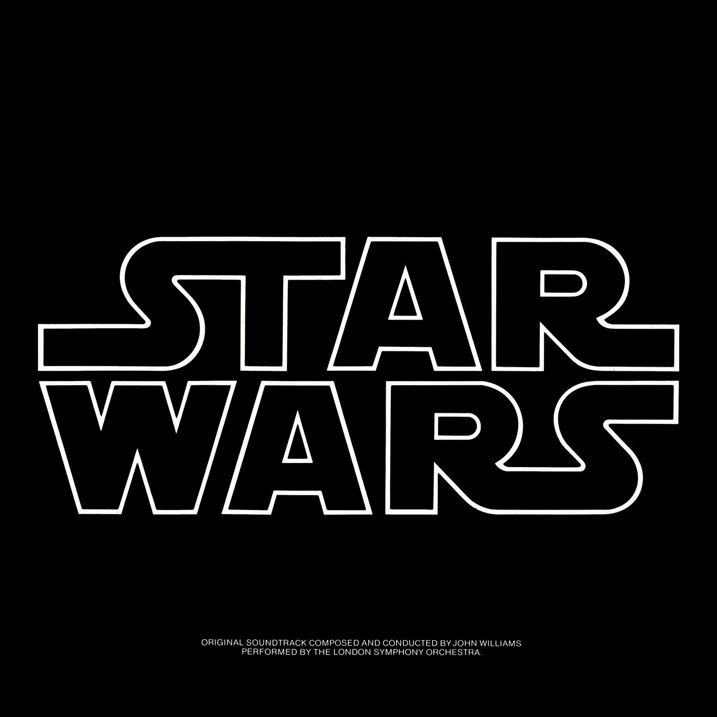 Star Wars (1977) – John Williams (scan of cover, Public domain)