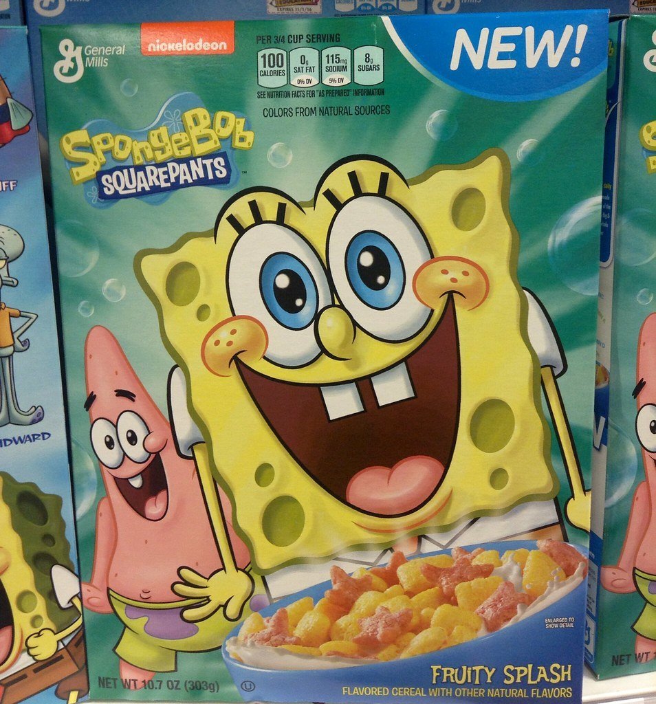 SpongeBob SquarePants (JeepersMedia, Flickr, CC BY 2.0)