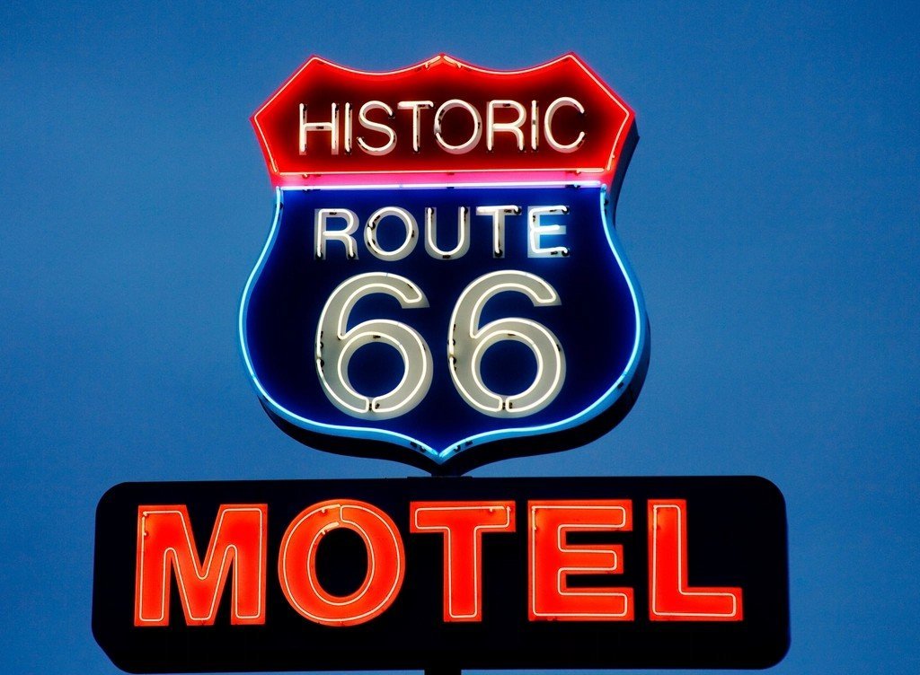 1. Historic Route 66: Chicago to Santa Monica (Image Credits: Rawpixel)