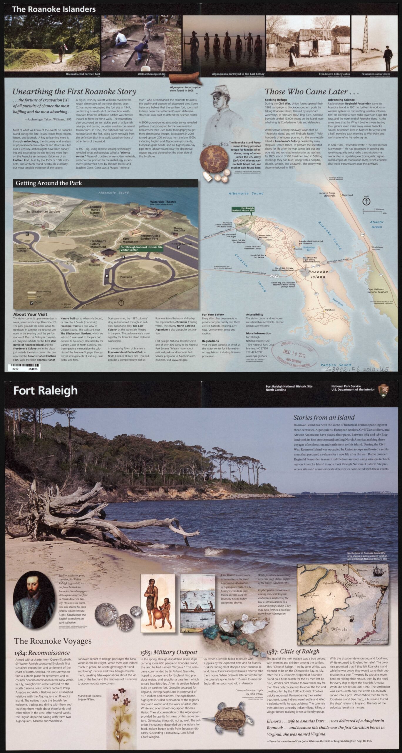 Fort Raleigh National Historic Site, North Carolina (By United States. National Park Service, Public domain)