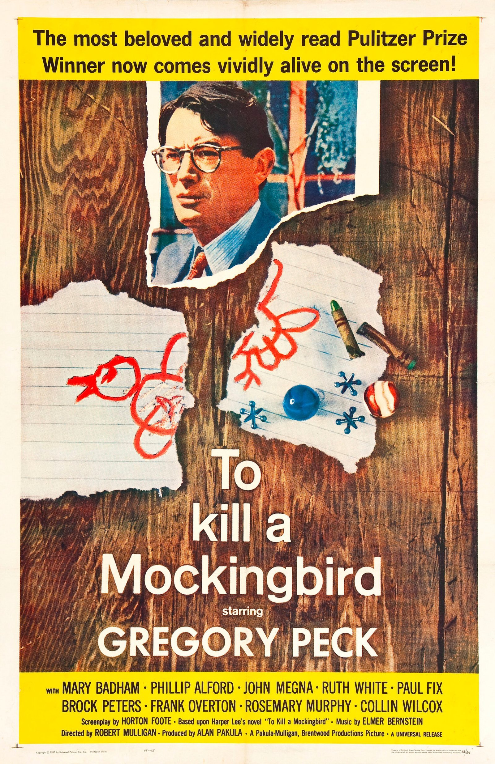 To Kill a Mockingbird by Harper Lee (Scan via Heritage Auctions. Cropped from original image., Public domain)