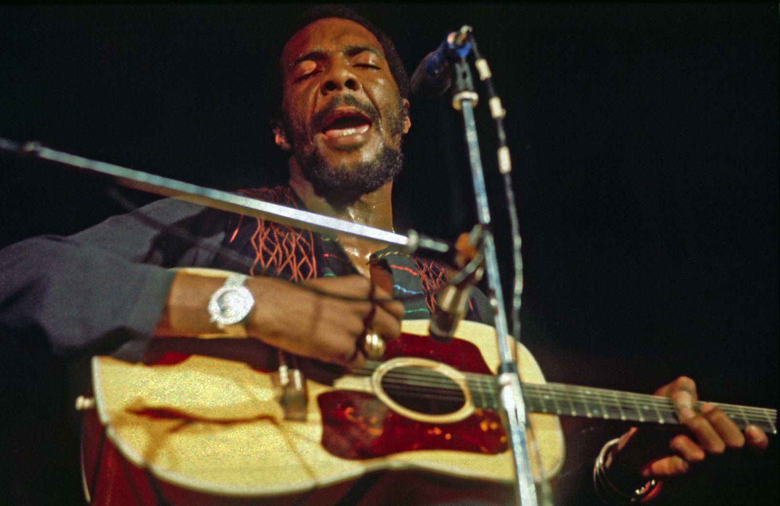 Richie Havens' "Freedom" at Woodstock (By Heinrich Klaffs, CC BY-SA 2.0)