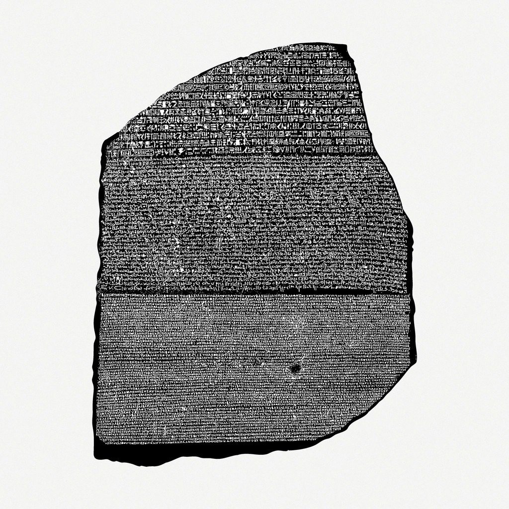 The Rosetta Stone (Image Credits: Rawpixel)