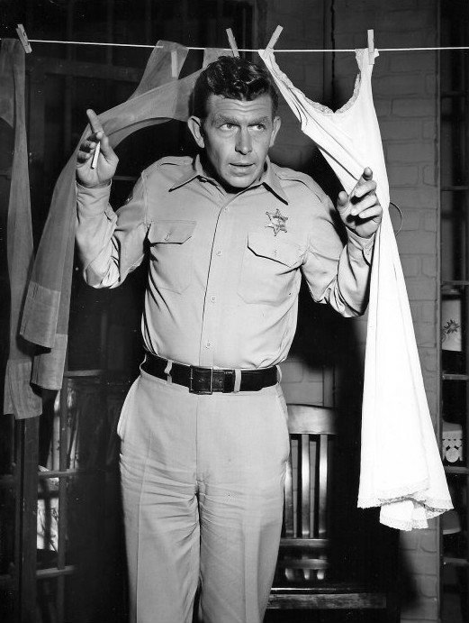 The Andy Griffith Show (ebay item
photo front

photo back, Public domain)