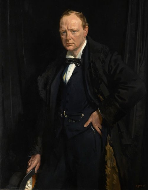 Winston Churchill the Painter (By William Orpen, Public domain)