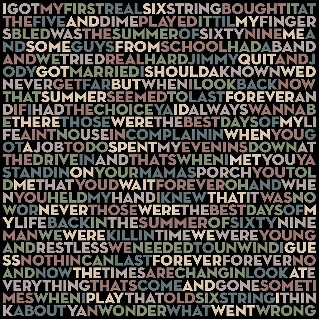 Summer of '69 by Bryan Adams (Brett Jordan, Flickr, CC BY 2.0)