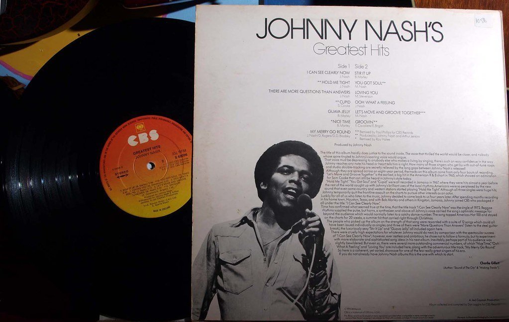 I Can See Clearly Now by Johnny Nash (1972) (badgreeb RECORDS - art -photos, Flickr, CC BY-SA 2.0)