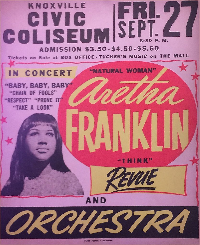 Aretha Franklin (Ron Cogswell, Flickr, CC BY 2.0)