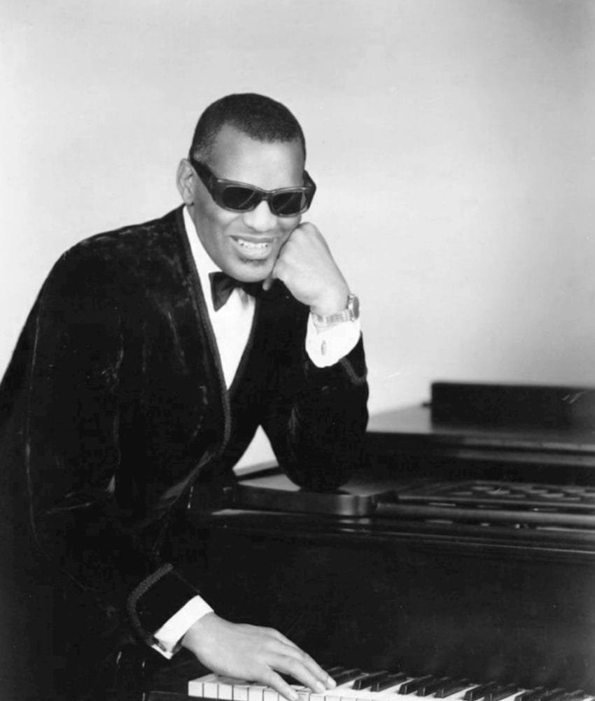 Ray Charles (eBay
front

back, Public domain)