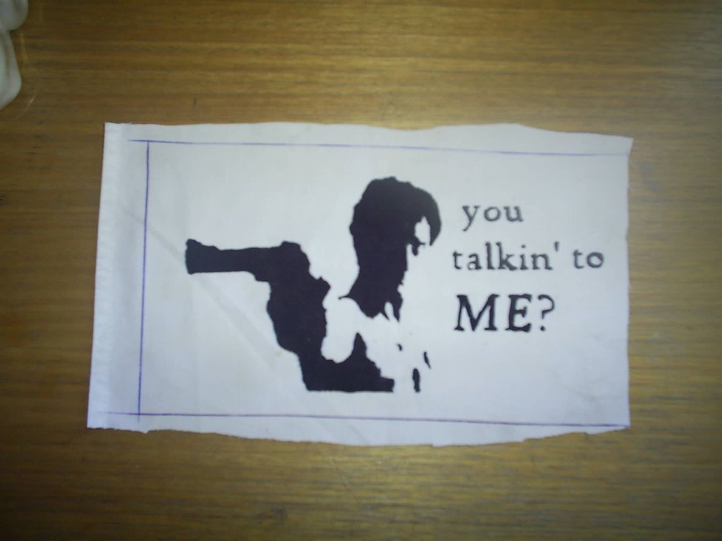 10. “You Talking to Me?” (Transferred from it.wikipedia to Commons., CC BY 2.0)