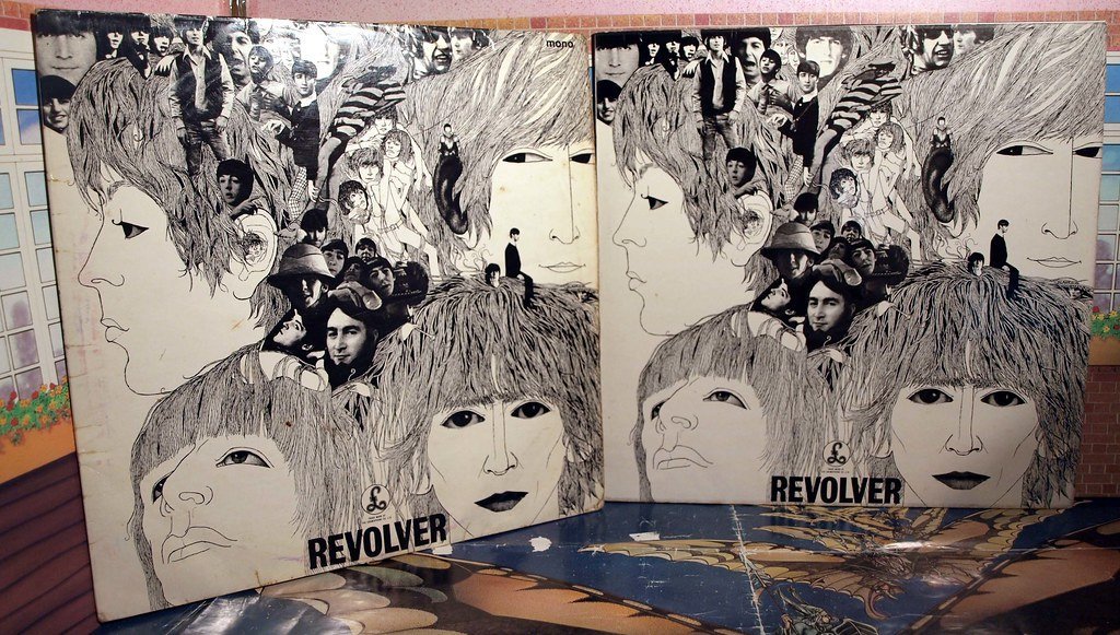 1. Revolver by The Beatles (1966) (badgreeb RECORDS - art -photos, Flickr, CC BY-SA 2.0)