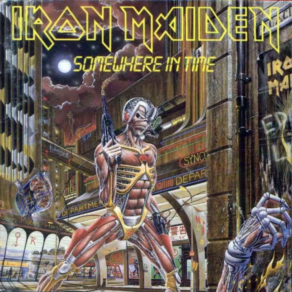 10. Somewhere in Time by Iron Maiden (1986) (el_silver, Flickr, CC BY 2.0)
