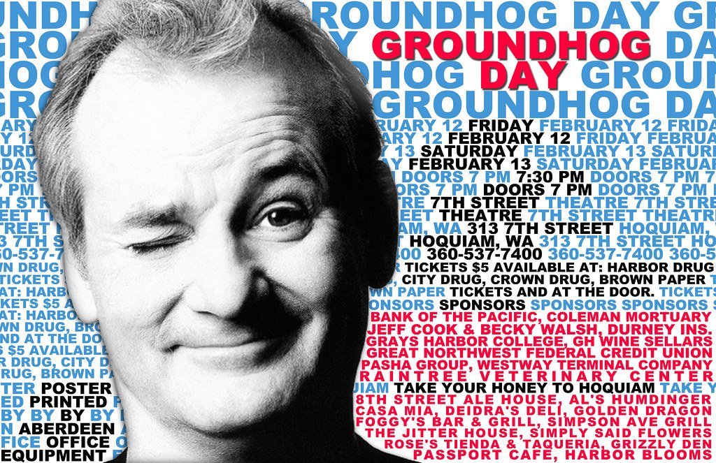 Groundhog Day (1993) (7th Street Theatre, Flickr, CC BY 2.0)