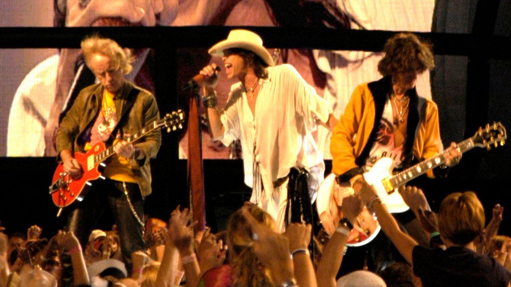 #30 – "Janie's Got a Gun" – Aerosmith (1989) (By Photographer's Mate 2nd Class Rob Rubio, Public domain)