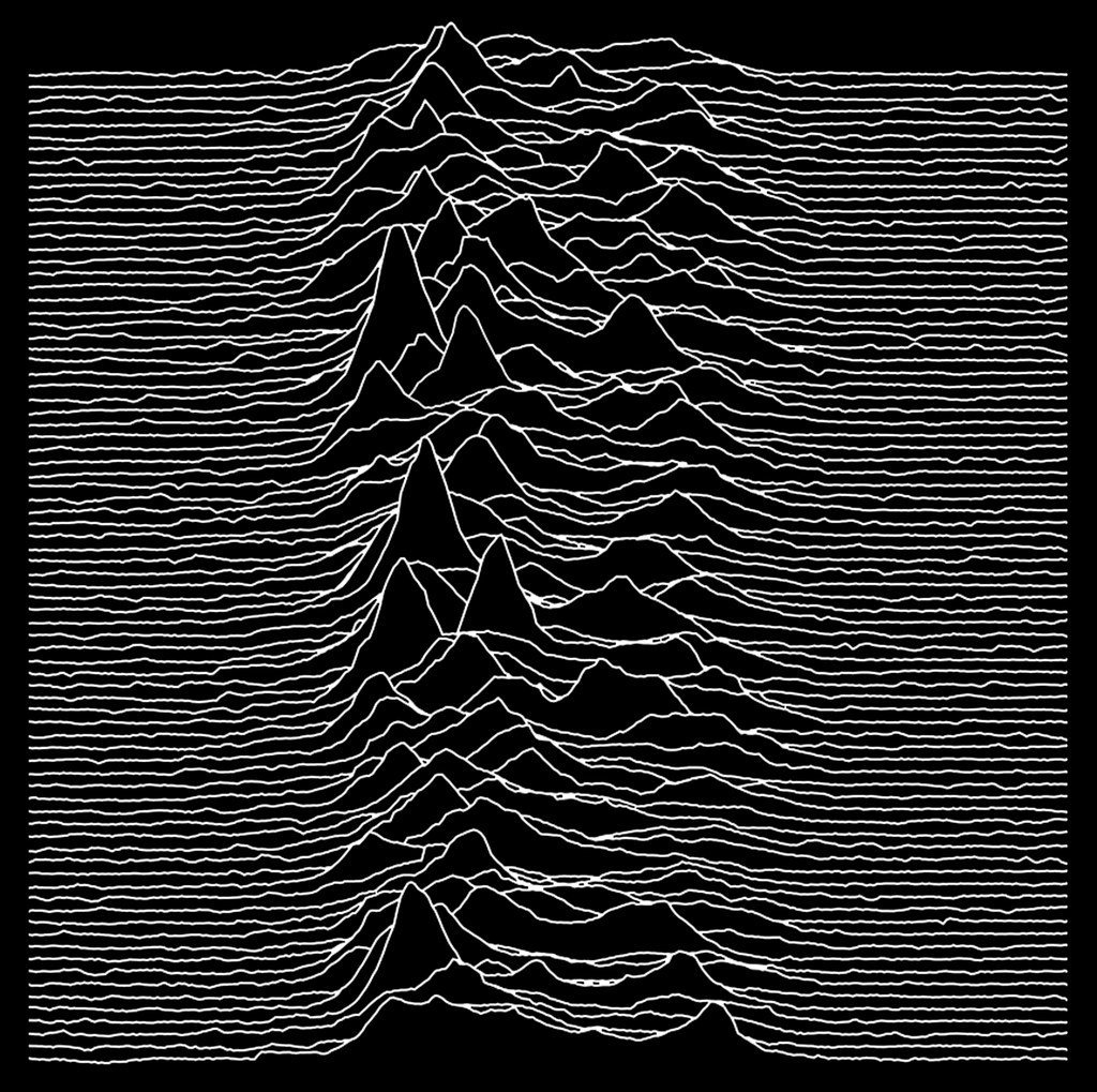 Joy Division's Unknown Pleasures (1979) (Brett Jordan, Flickr, CC BY 2.0)