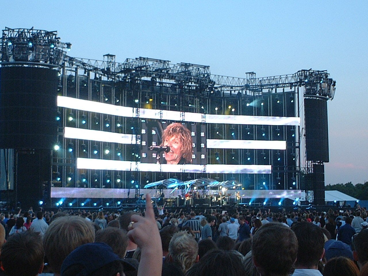 "It doesn't make a difference if we're naked or not" from Livin' on a Prayer by Bon Jovi (By Neil Rickards, CC BY 2.0)