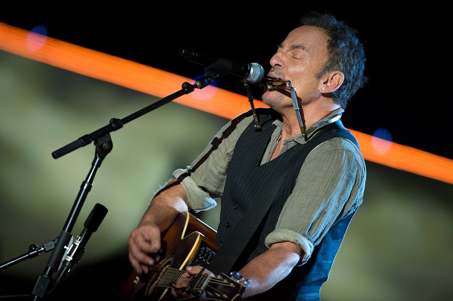 "Born in the U.S.A." from Born in the U.S.A. by Bruce Springsteen (141111-D-DB155-016, CC BY 2.0)