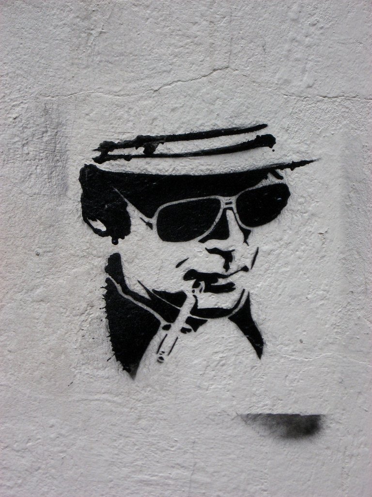 Hunter S. Thompson (david drexler, Flickr, CC BY 2.0)