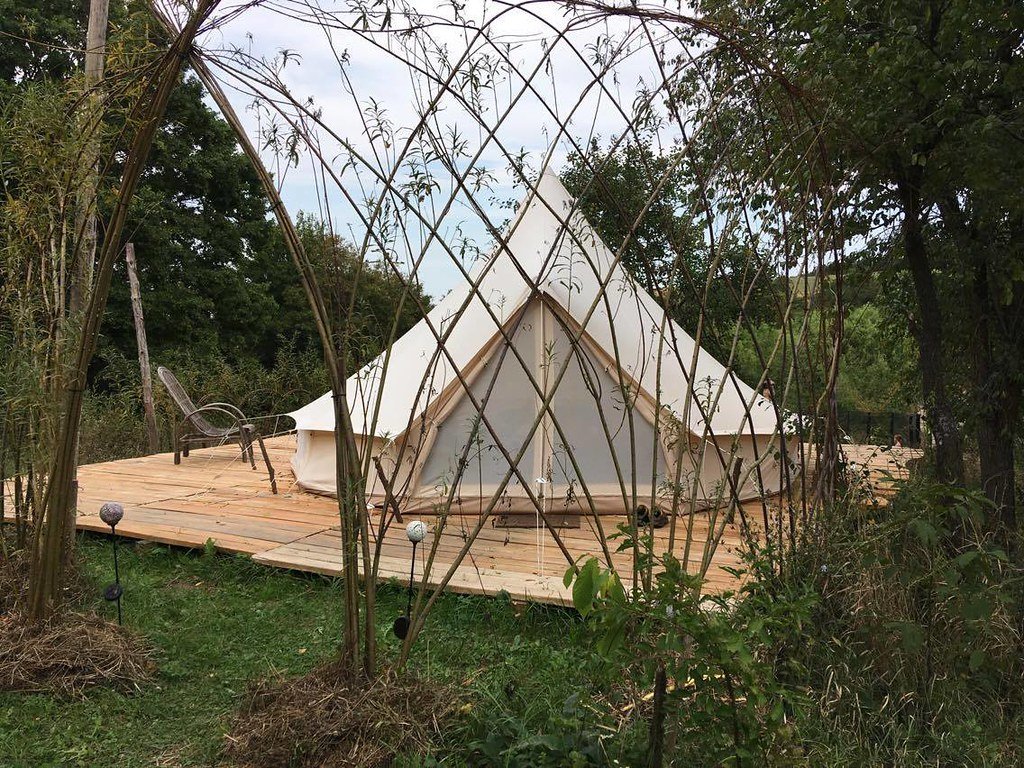 Mid-2010s to Present: Glamping Takes Over (Permaculture Association, Flickr, CC BY-SA 2.0)