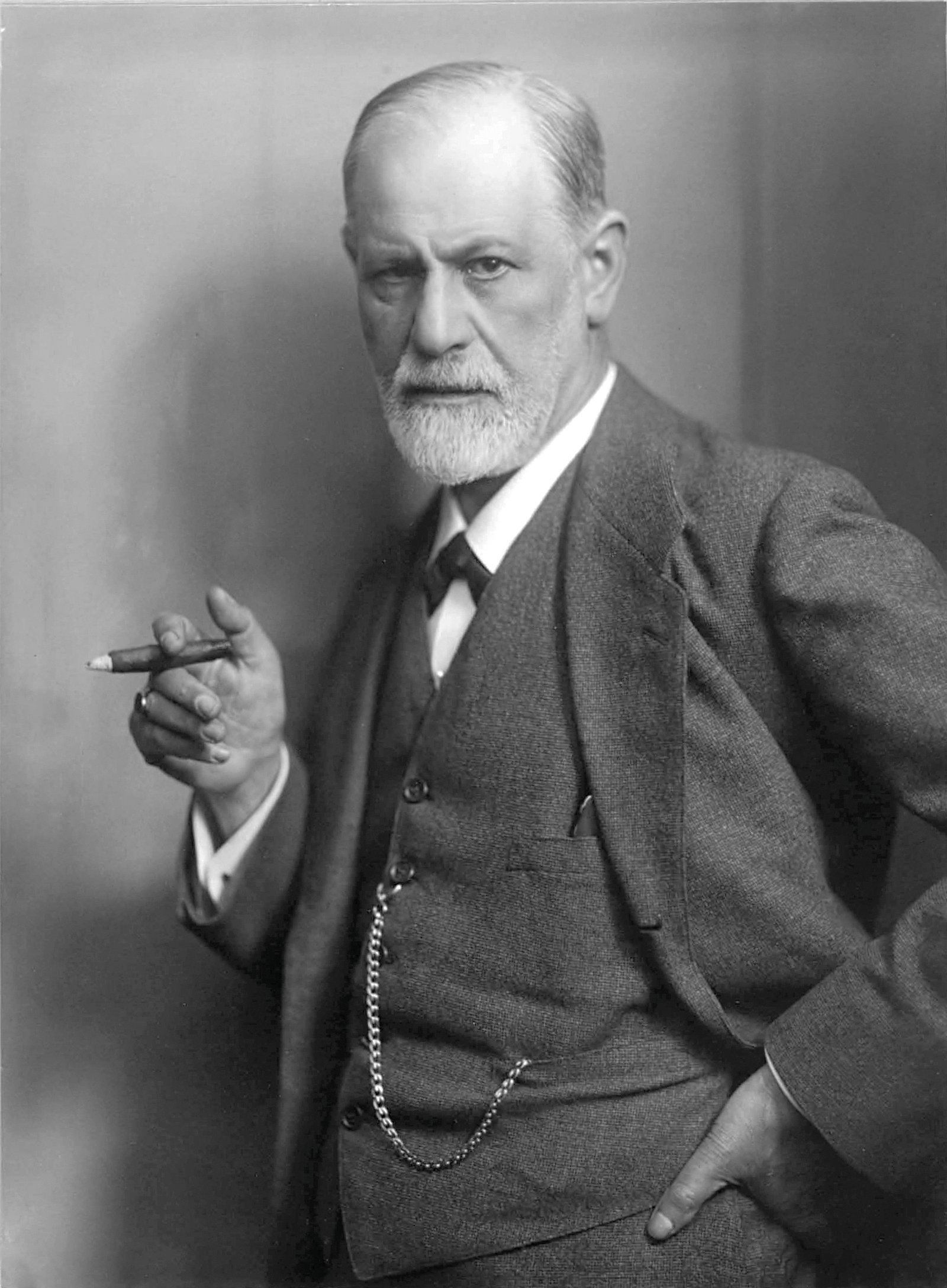 Sigmund Freud (1856–1939) (By Max Halberstadt, Public domain)