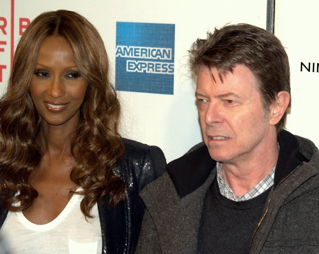 David Bowie and Iman (Image Credits: Flickr)