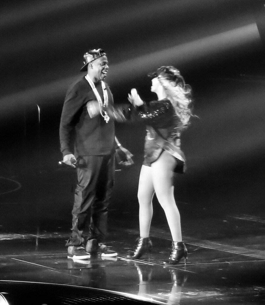 Beyoncé and Jay-Z (sashimomura, Flickr, CC BY 2.0)