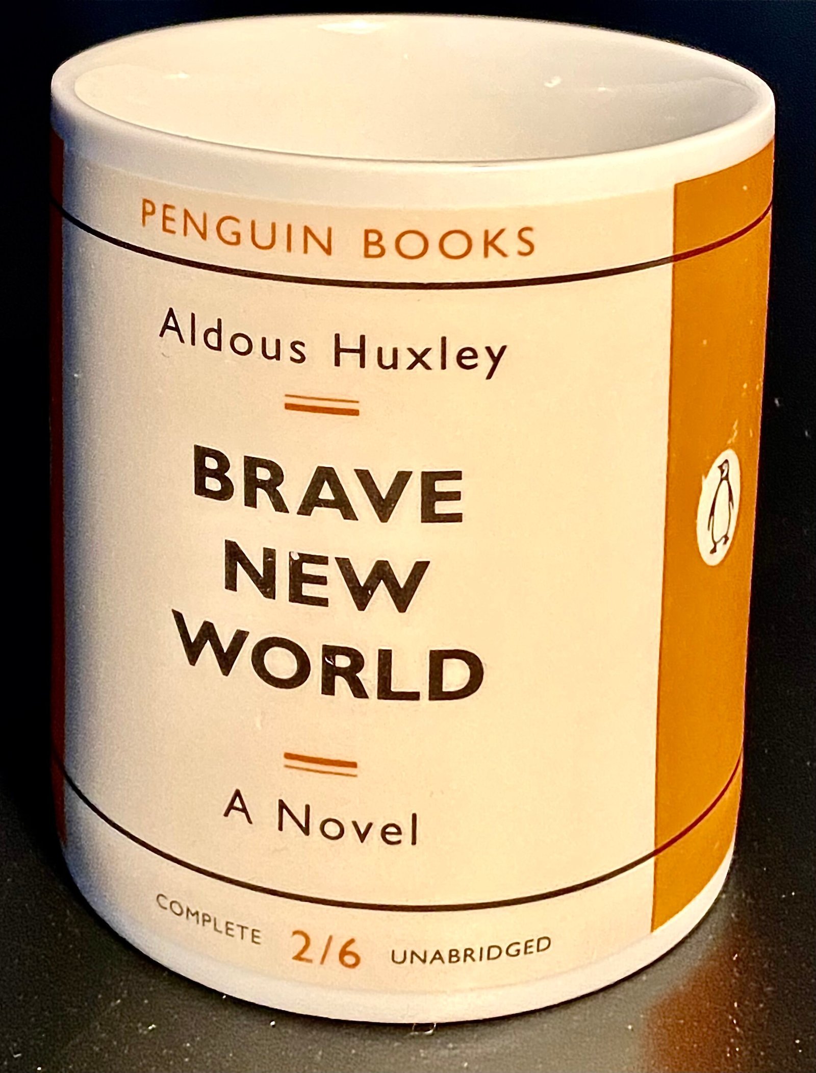 Brave New World by Aldous Huxley (By Wöcki, CC BY-SA 4.0)